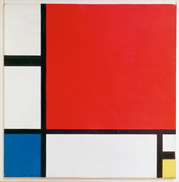 Composition II in Red, Blue and Yellow, by Piet Mondrian