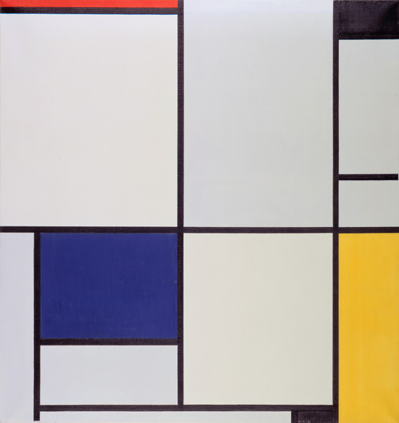 Tableua I, by Piet Mondrian